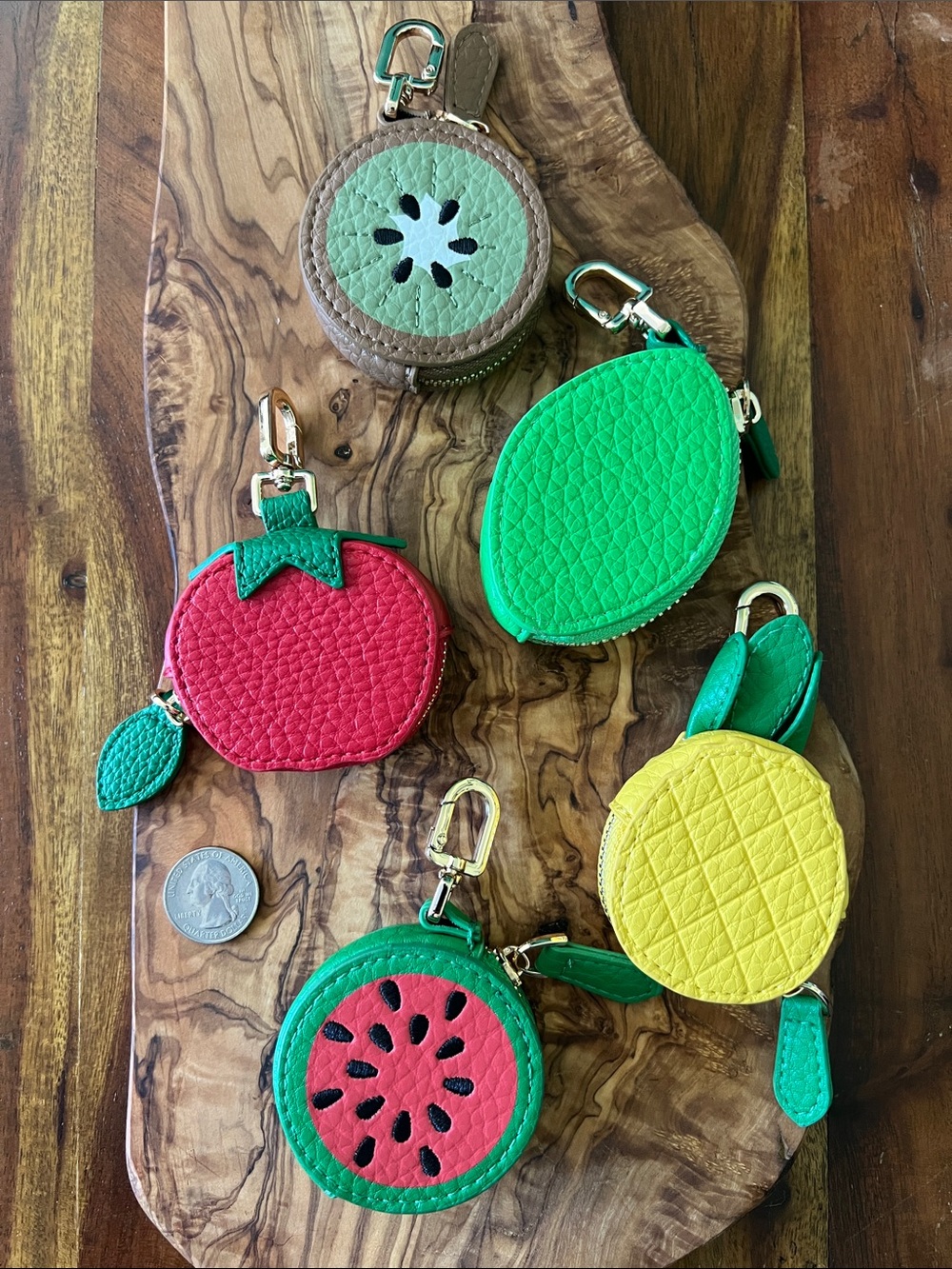 NEW Keychain/Coin Purse/Bag Charm, set of 5